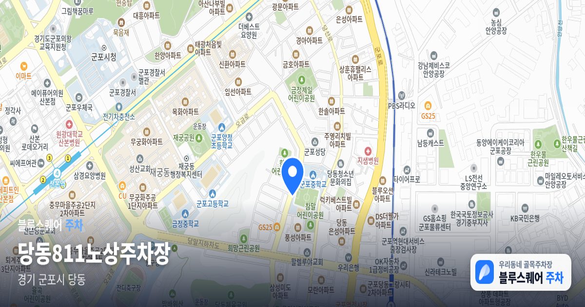 당동811노상주차장 위치 지도