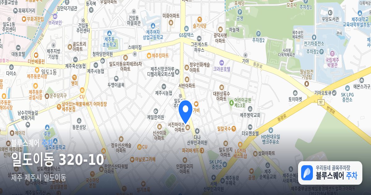일도이동 320-10 위치 지도