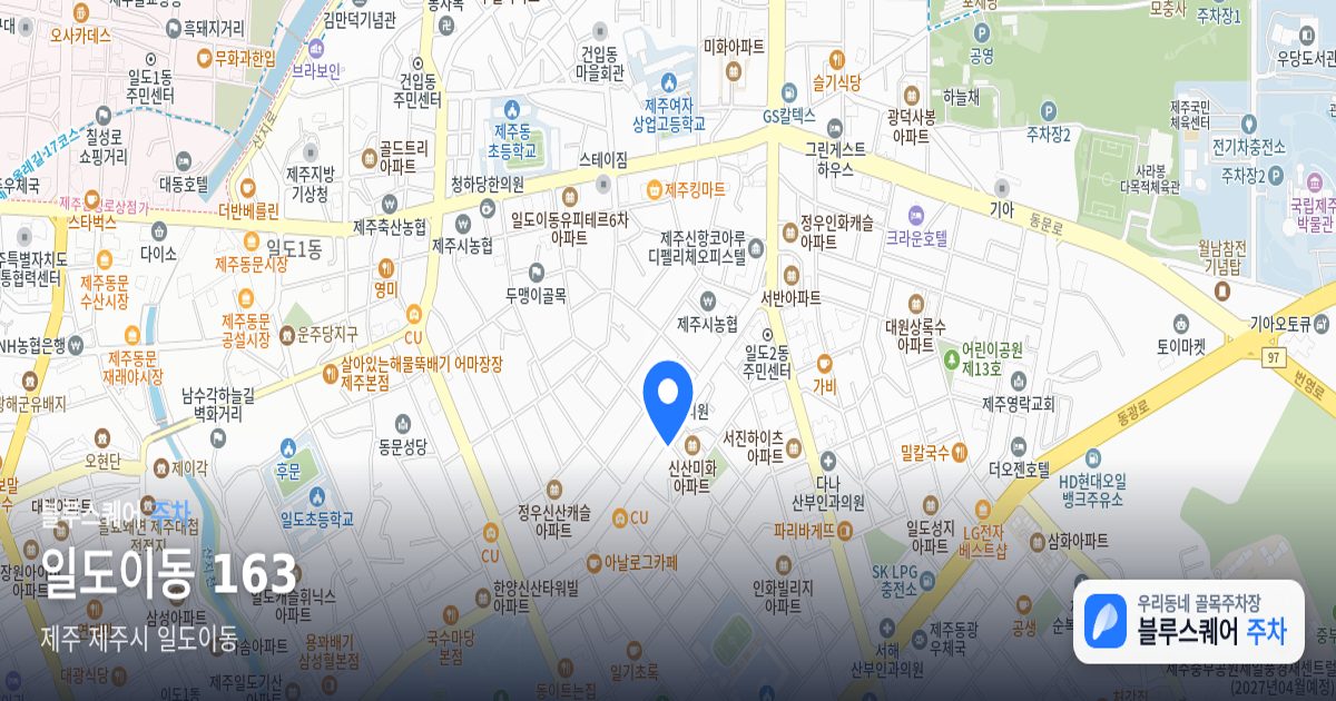 일도이동 163 위치 지도