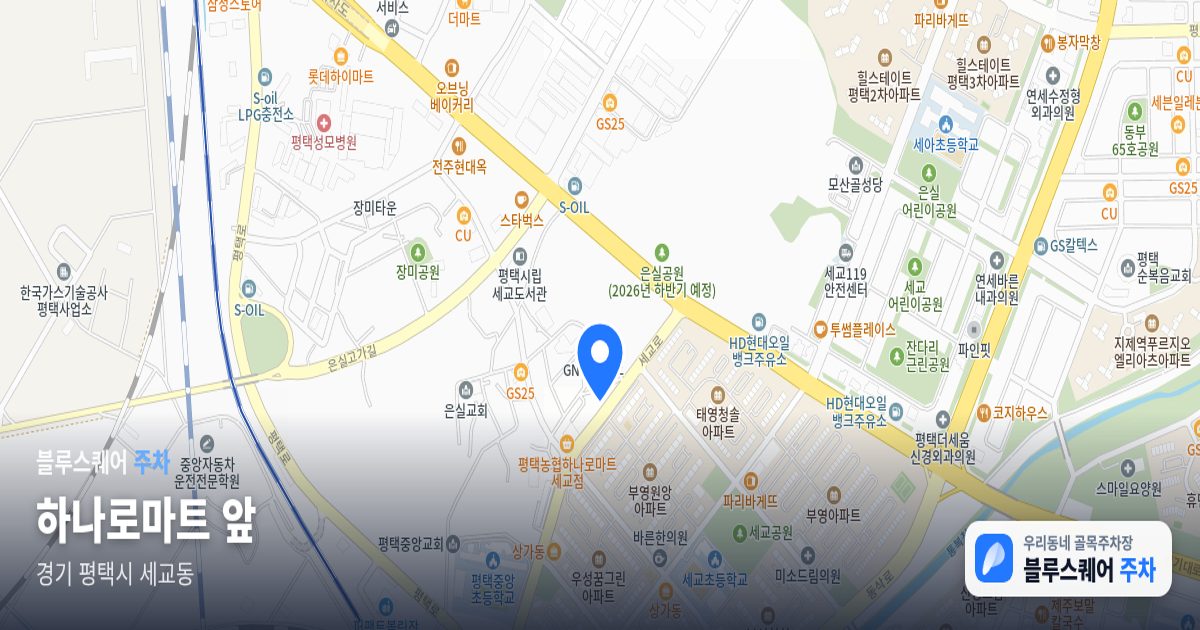 하나로마트 앞 위치 지도