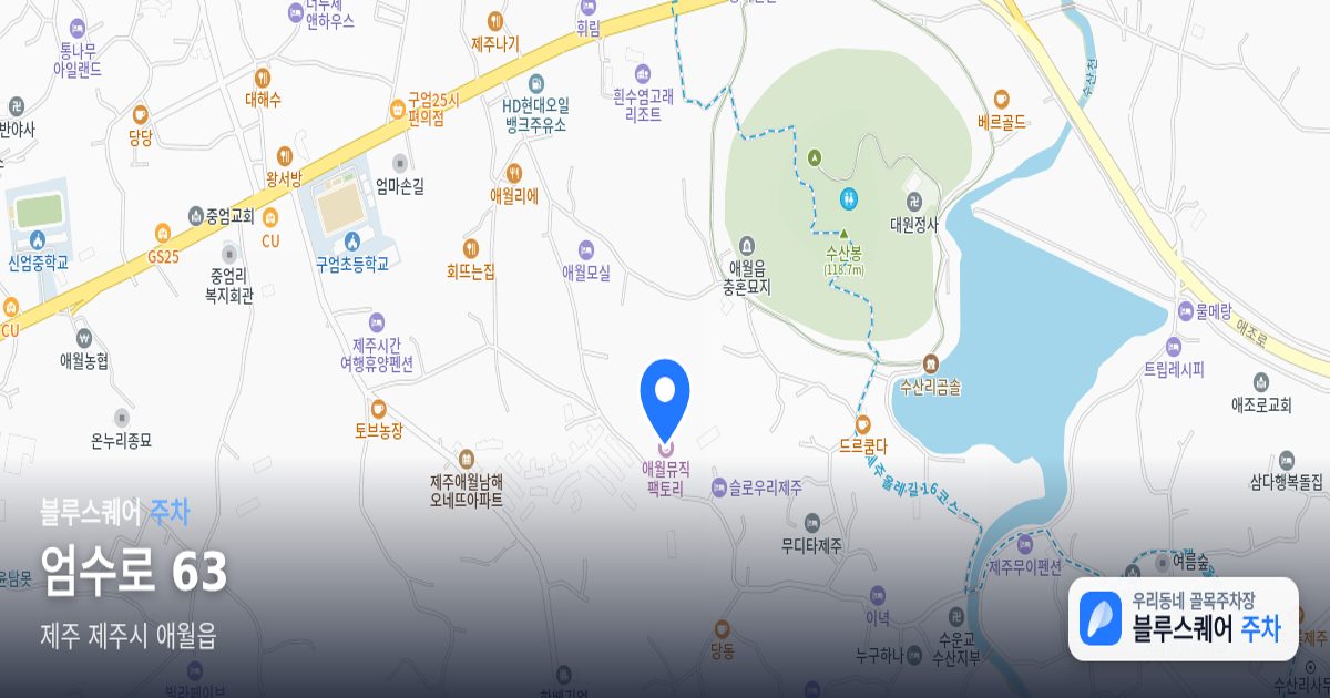 엄수로 63 위치 지도