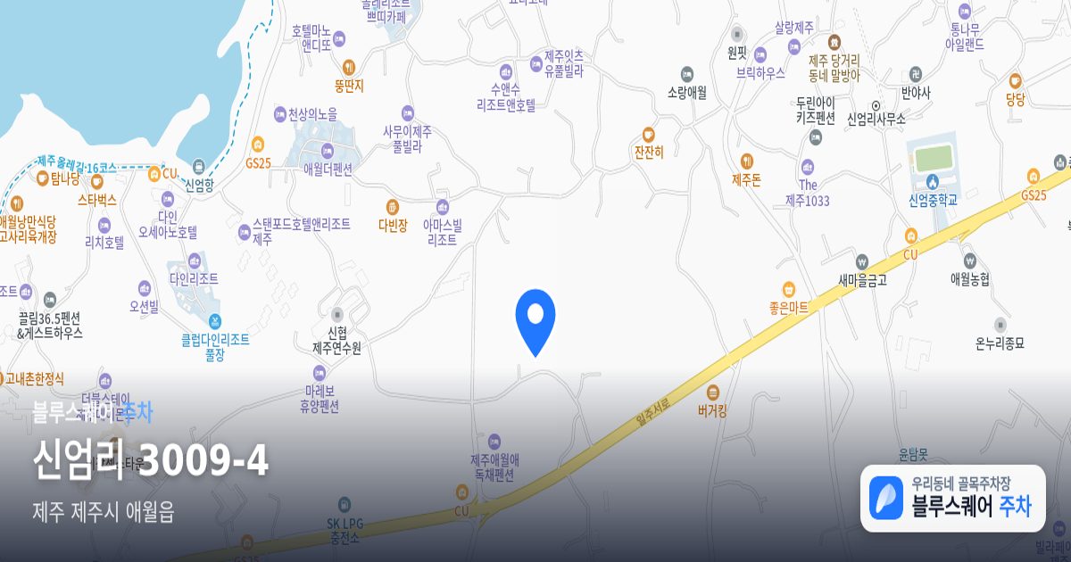 신엄리 3009-4 위치 지도