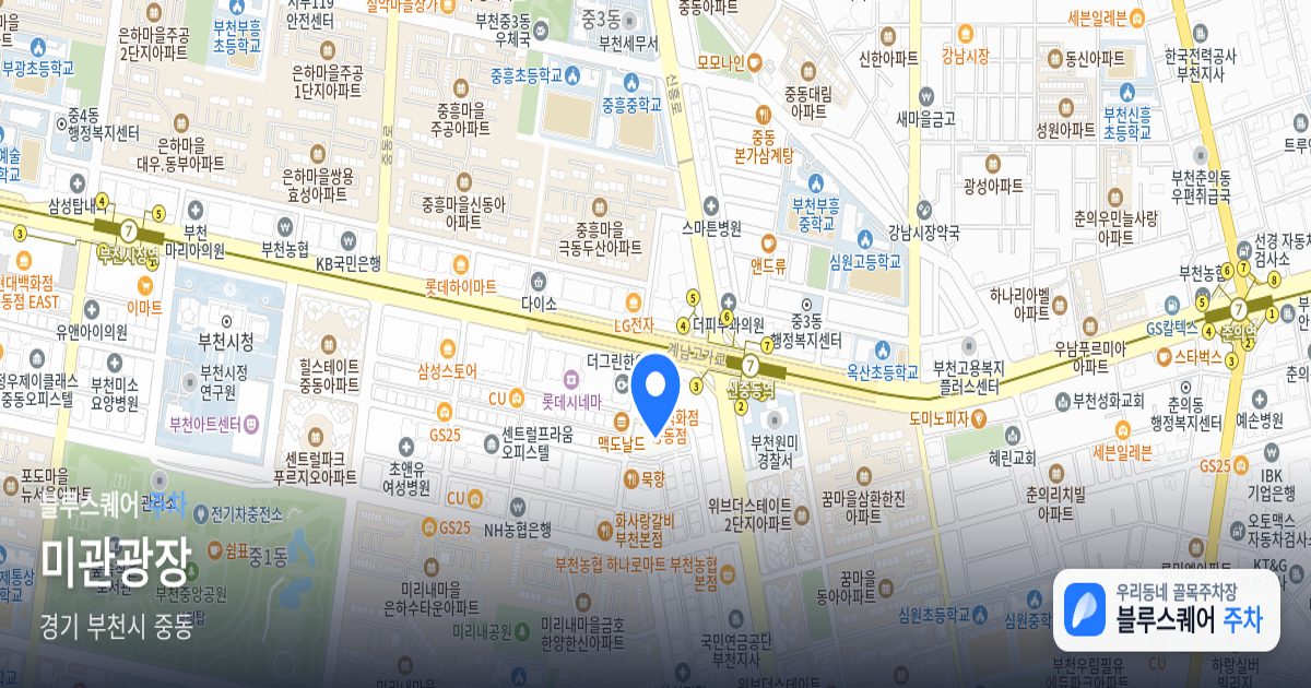 미관광장 위치 지도