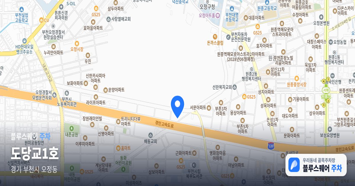 도당교1호 위치 지도