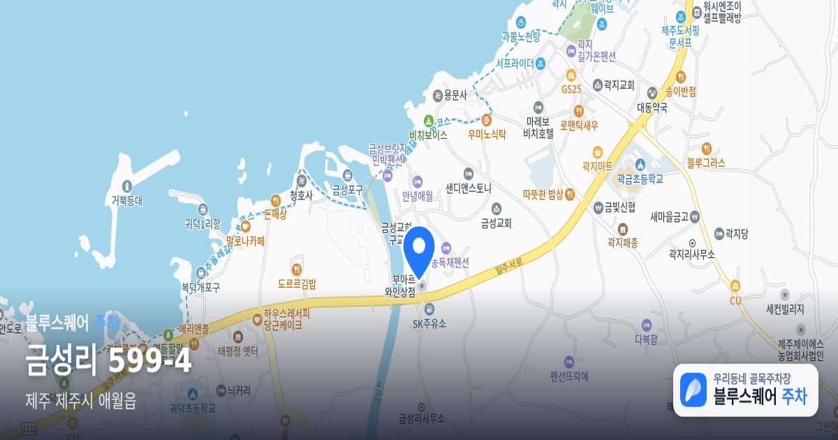 금성리 599-4 위치 지도
