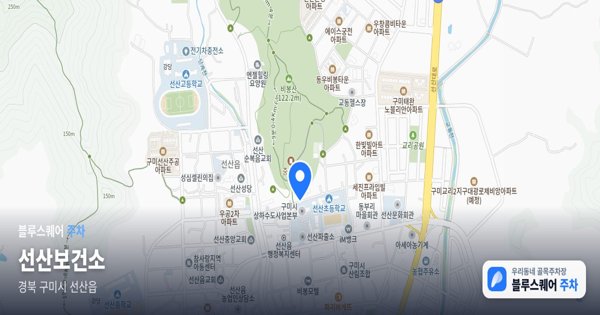 선산보건소 위치 지도