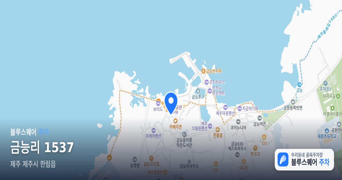 금능리 1537 위치 지도