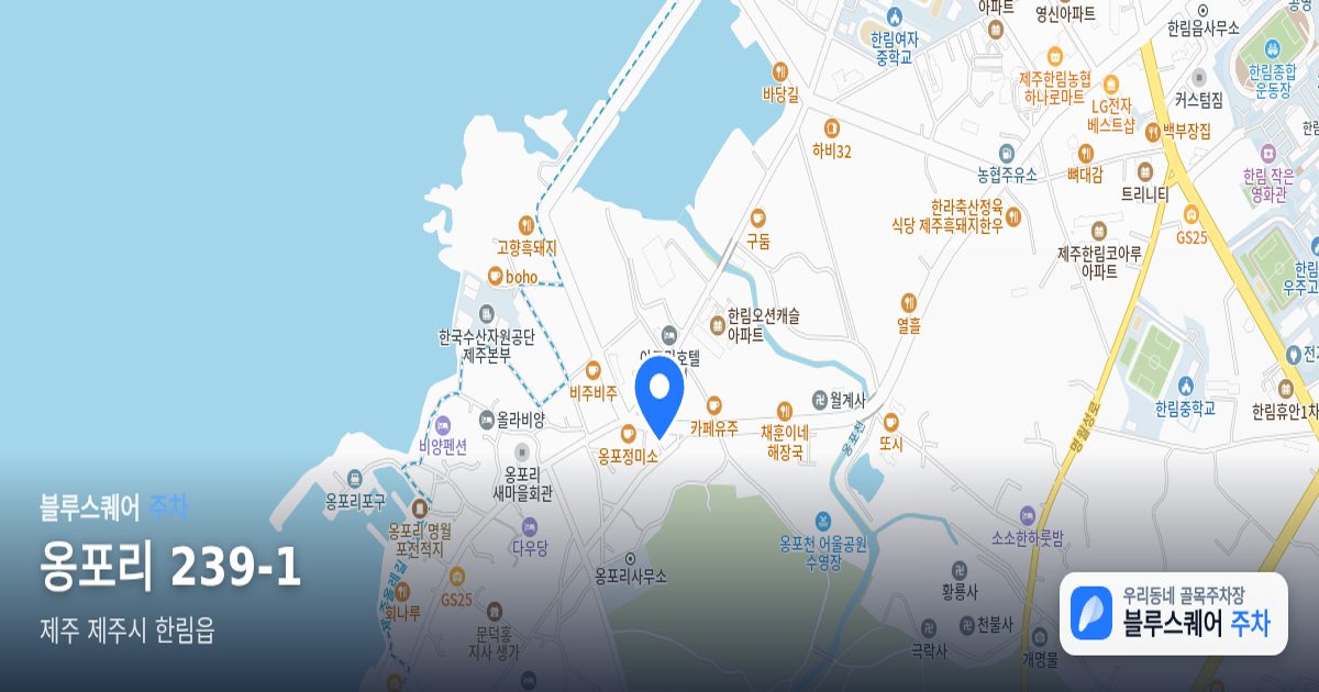 옹포리 239-1 위치 지도