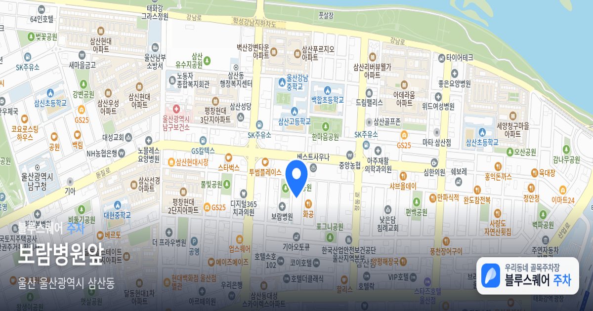 보람병원앞 위치 지도
