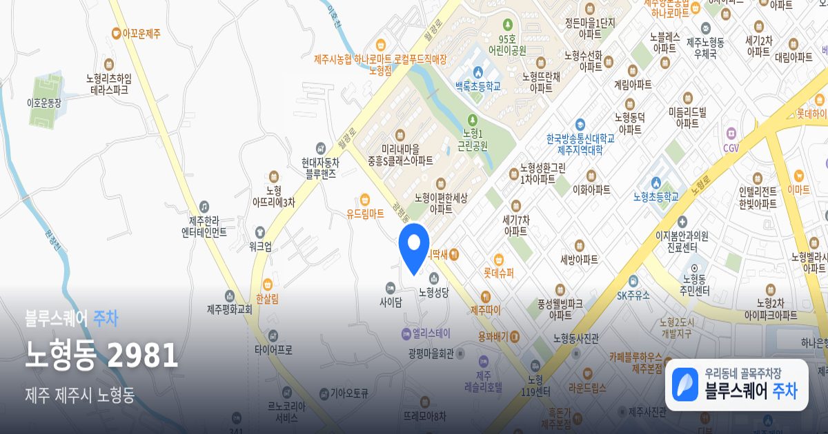 노형동 2981 위치 지도