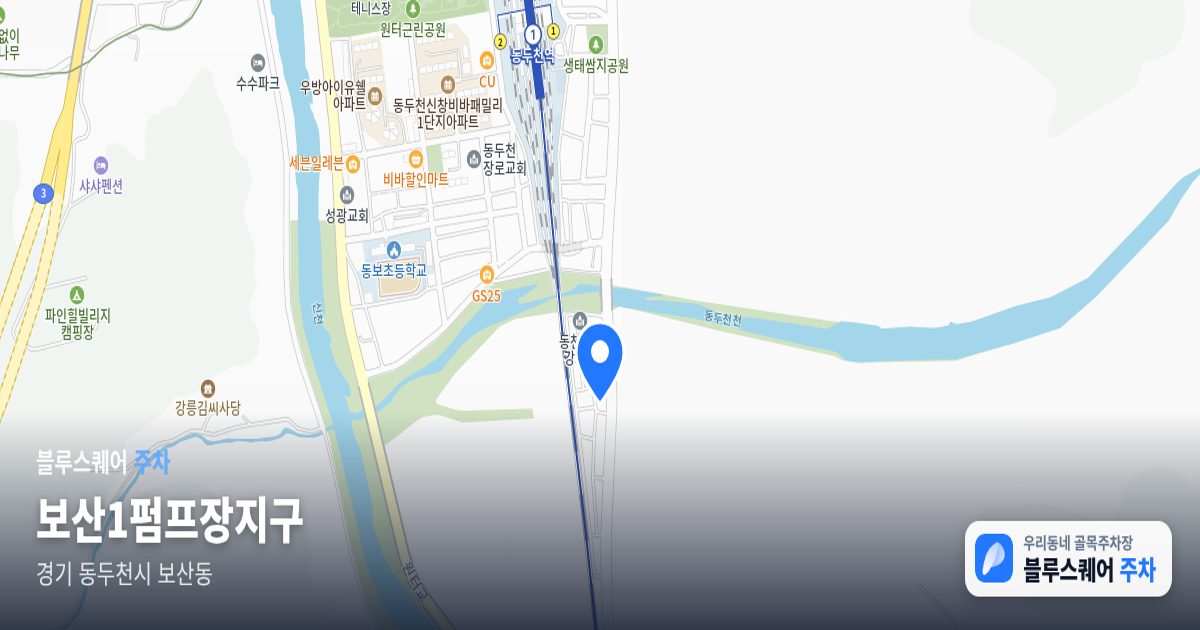 보산1펌프장지구 위치 지도