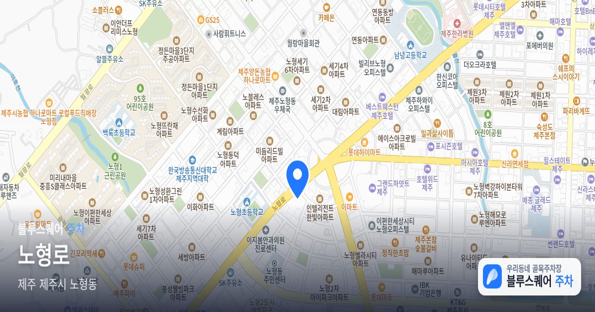 노형로 위치 지도