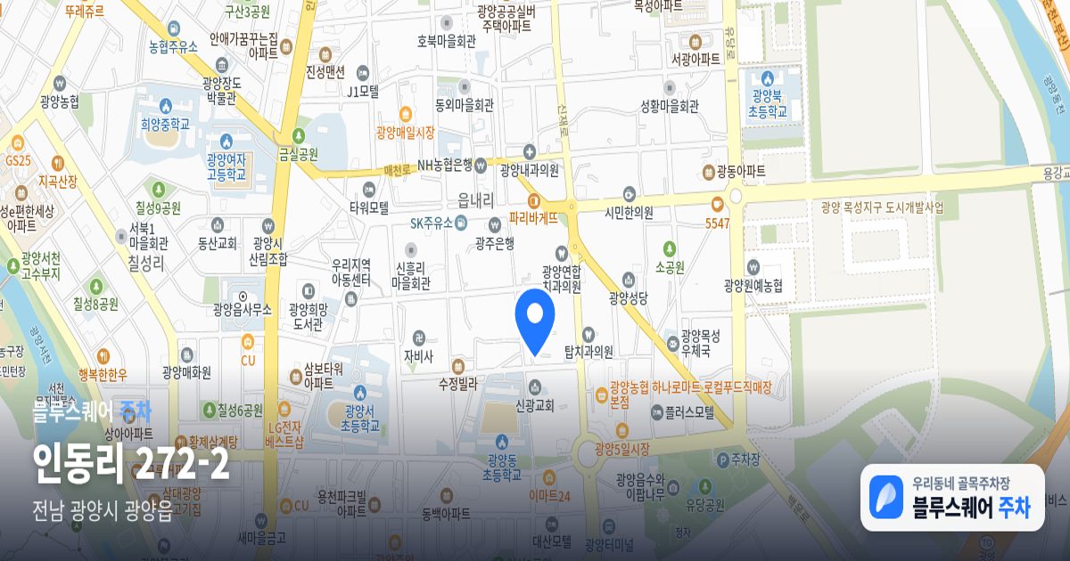 인동리 272-2 위치 지도
