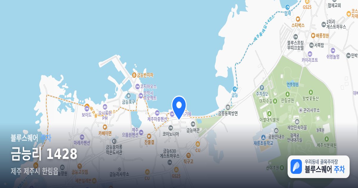 금능리 1428 위치 지도