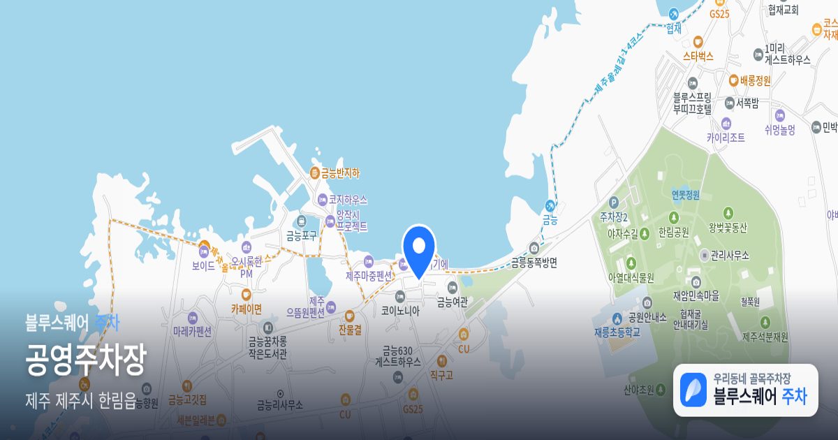 공영주차장 위치 지도