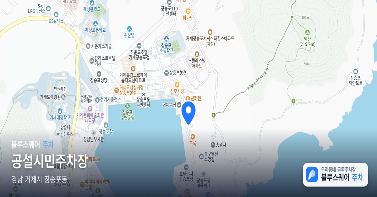 공설시민주차장 위치 지도