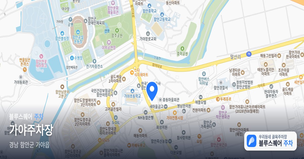 가야주차장 위치 지도