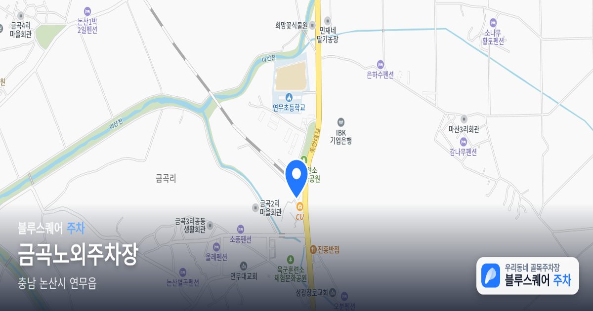 금곡노외주차장 위치 지도