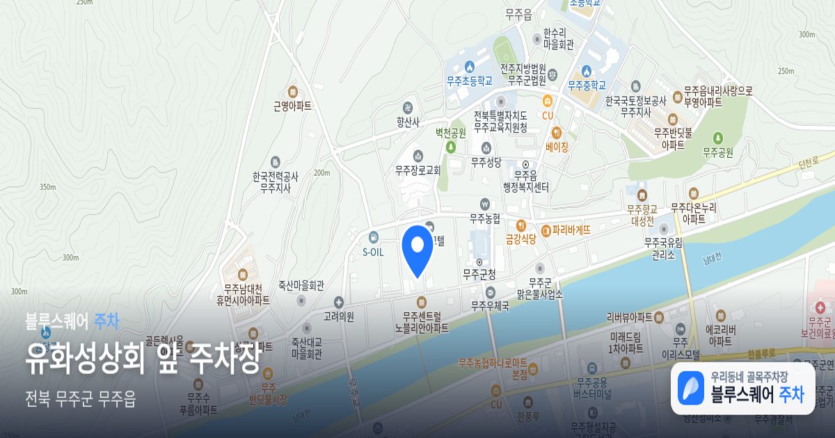 유화성상회 앞 주차장 위치 지도