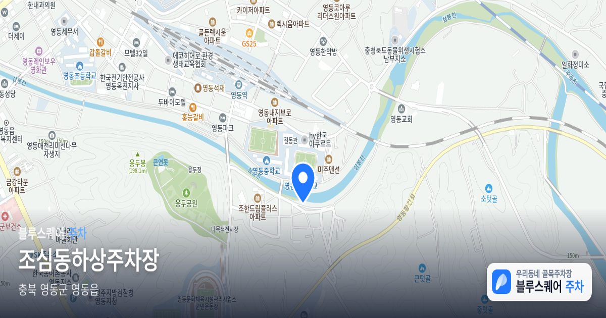조심동하상주차장 위치 지도