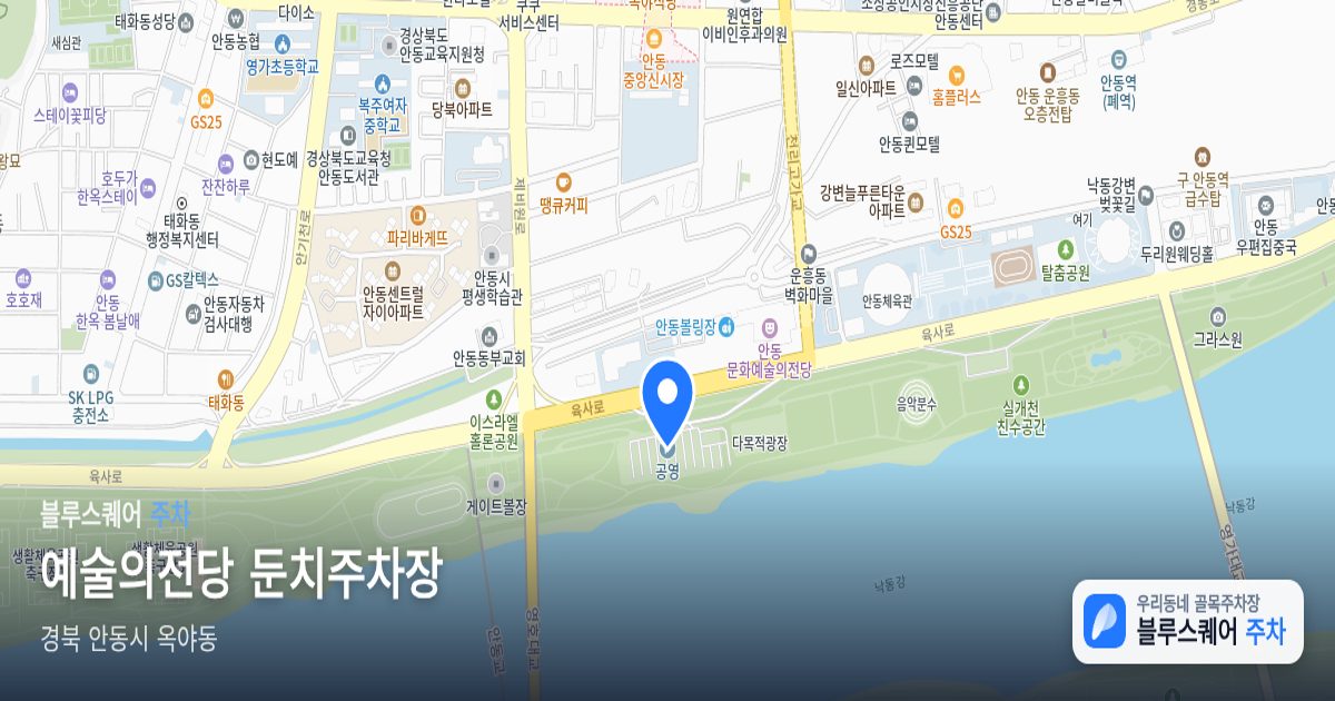 예술의전당 둔치주차장 위치 지도