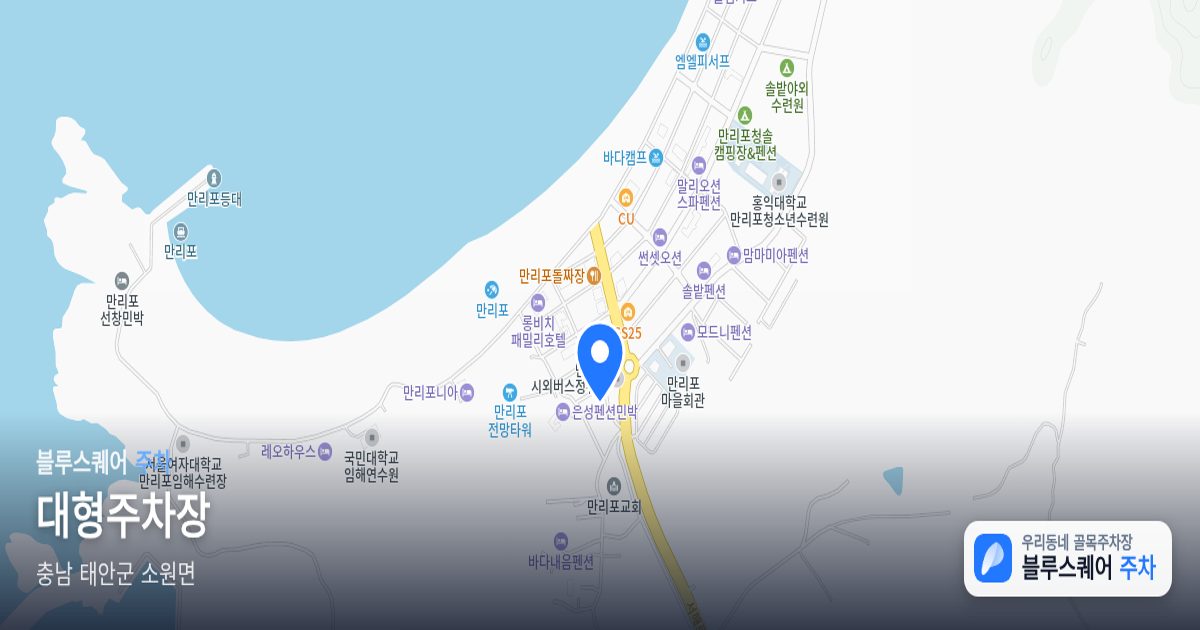 대형주차장 위치 지도
