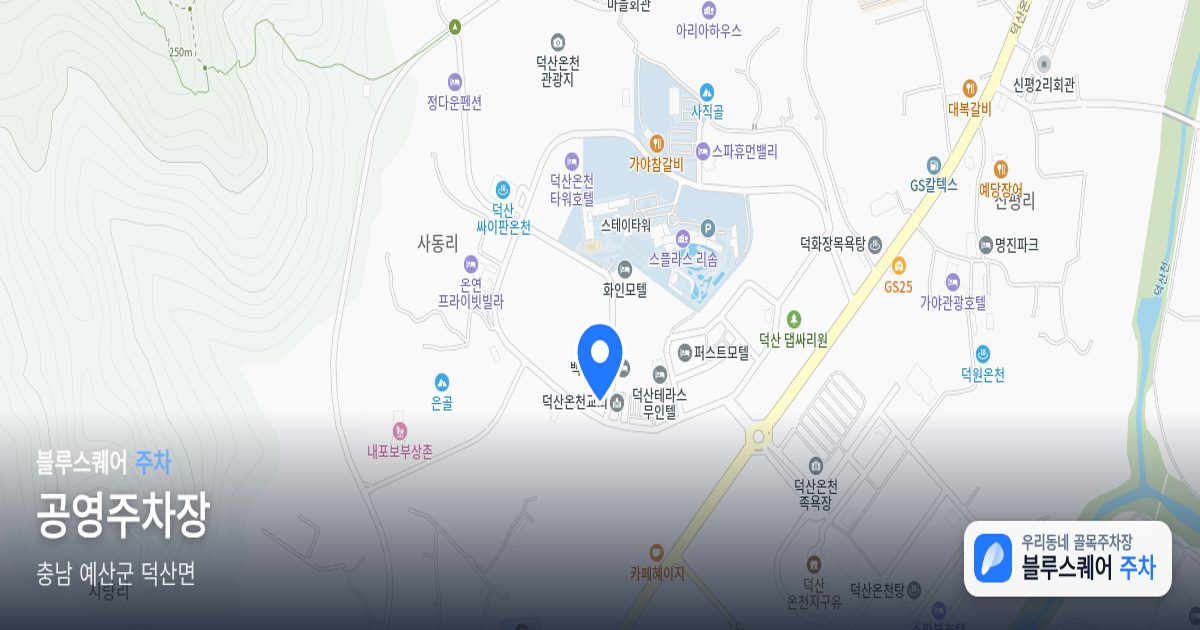 공영주차장 위치 지도