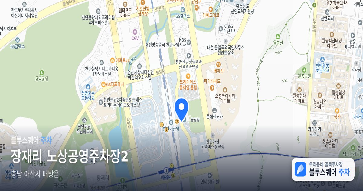 장재리 노상공영주차장2 위치 지도