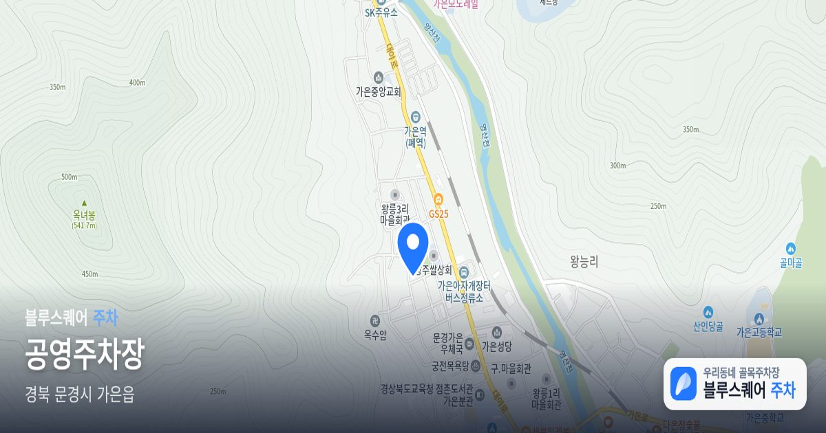 공영주차장 위치 지도