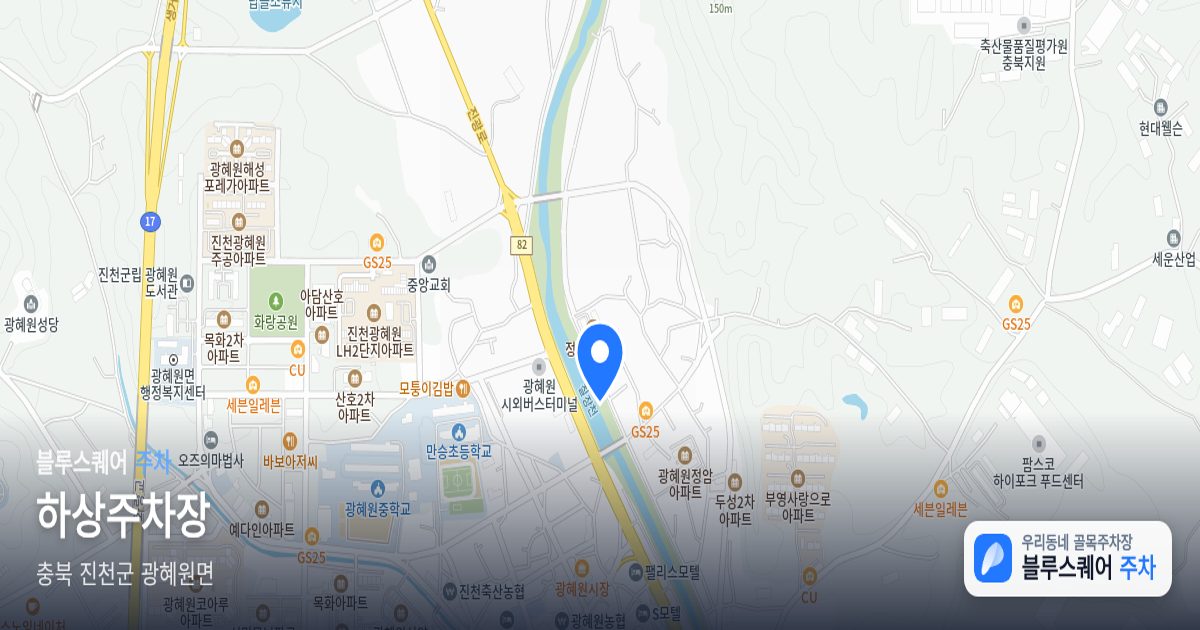 하상주차장 위치 지도