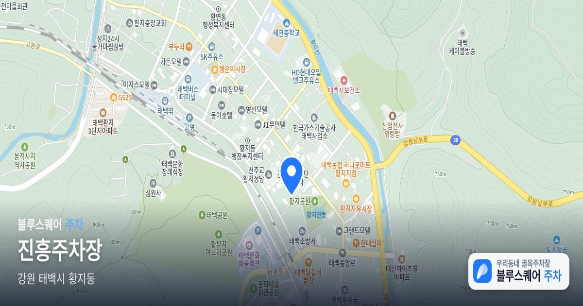 진흥주차장 위치 지도