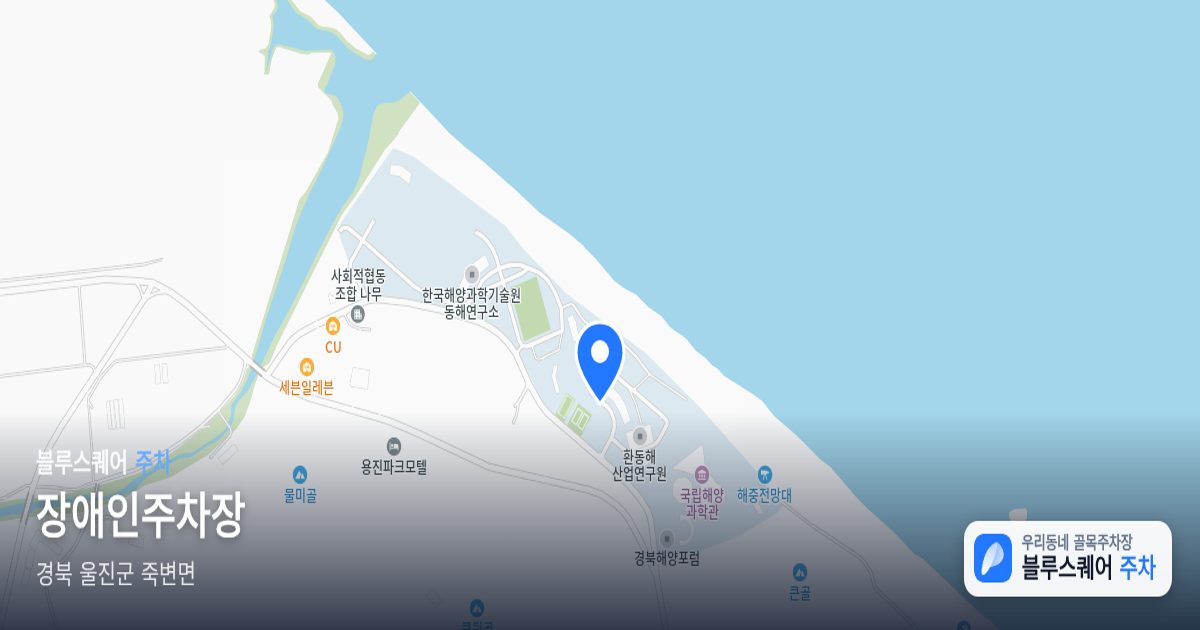 장애인주차장 위치 지도