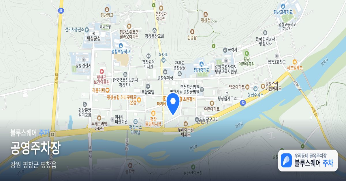 공영주차장 위치 지도
