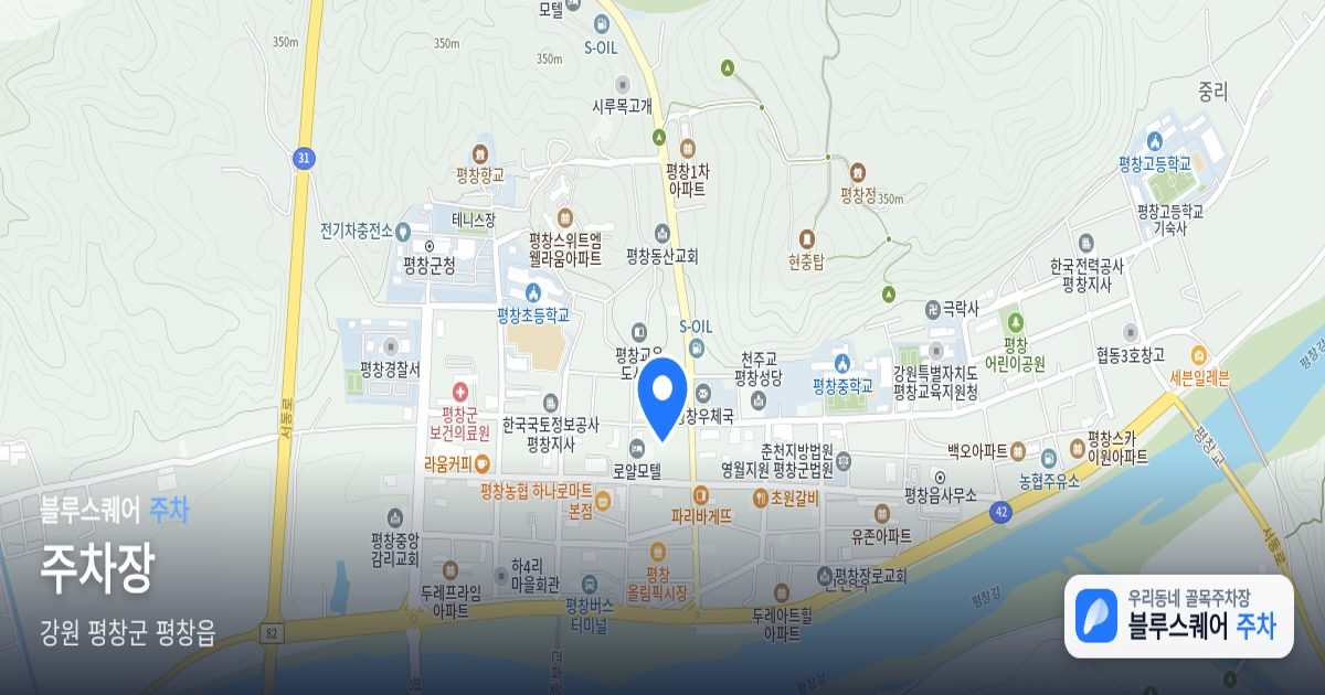 주차장 위치 지도