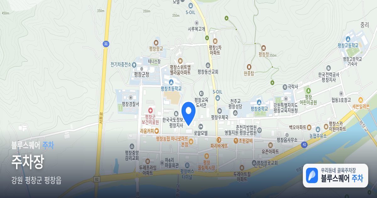 주차장 위치 지도