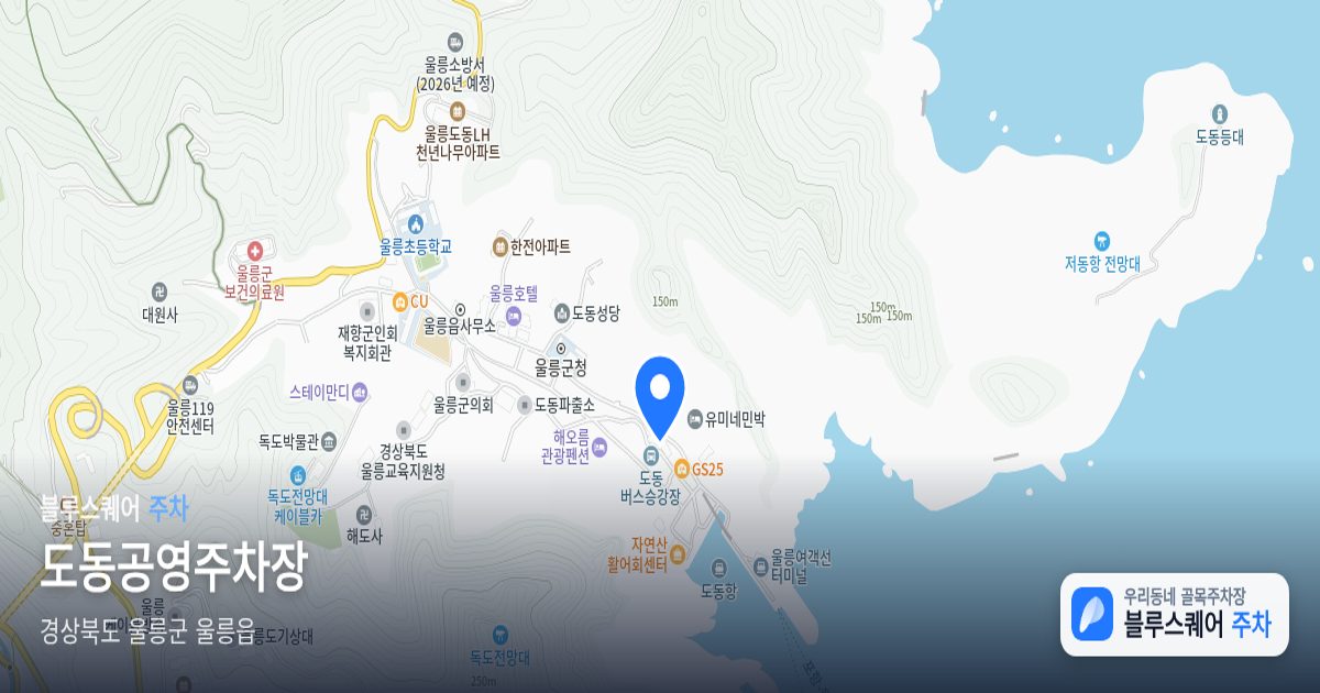 도동공영주차장 위치 지도
