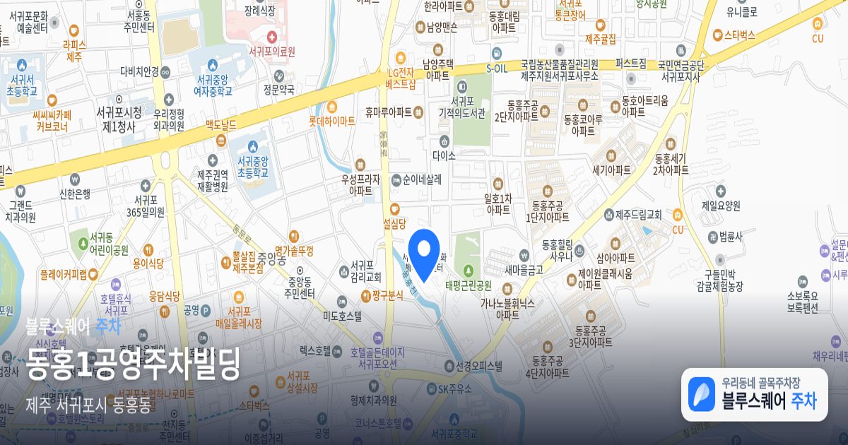 동홍1공영주차빌딩 위치 지도