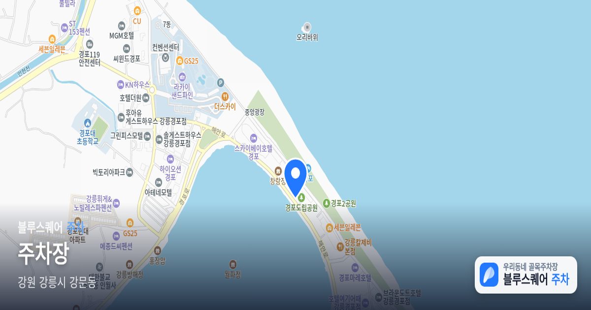 주차장 위치 지도