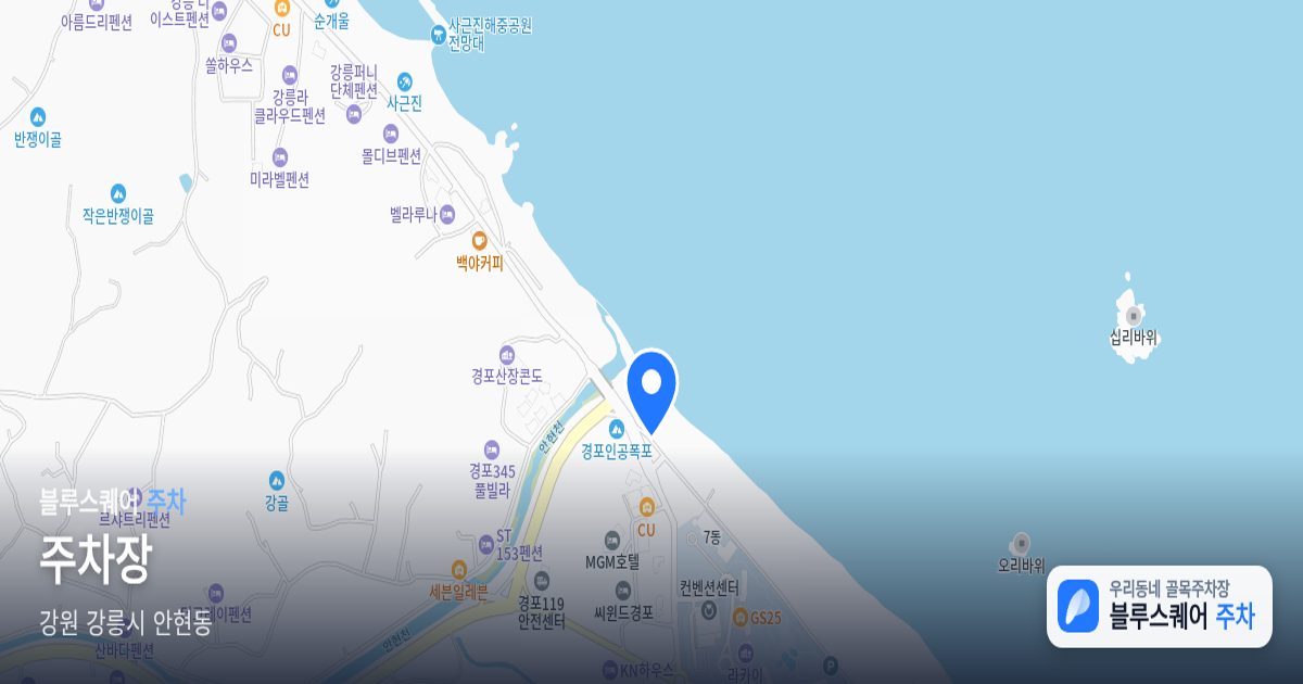 주차장 위치 지도