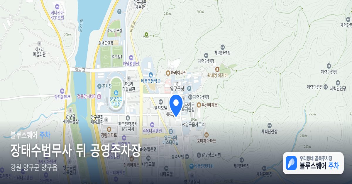 장태수법무사 뒤 공영주차장 위치 지도