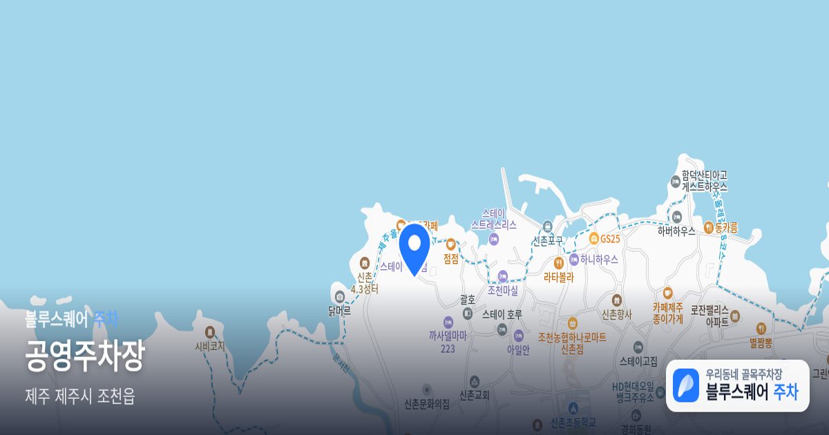 공영주차장 위치 지도
