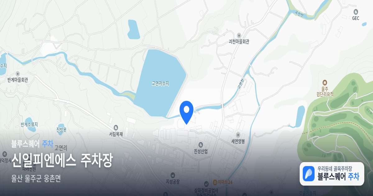 신일피엔에스 주차장 위치 지도