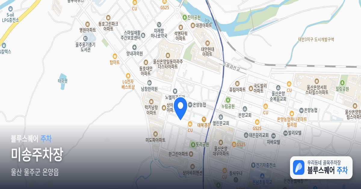 미송주차장 위치 지도