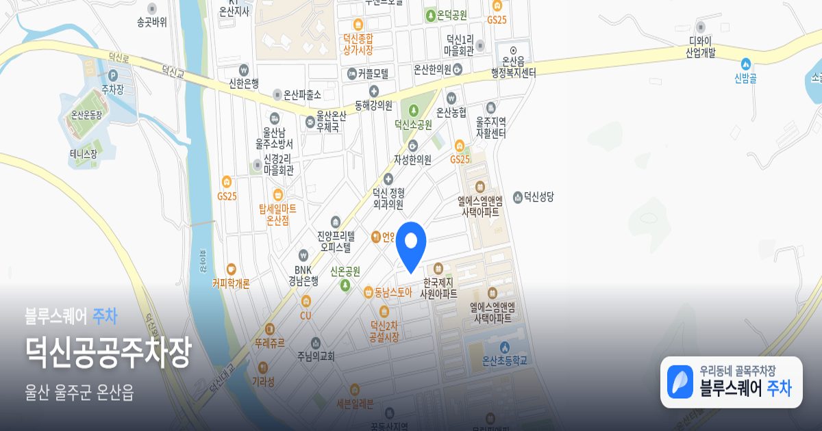 덕신공공주차장 위치 지도