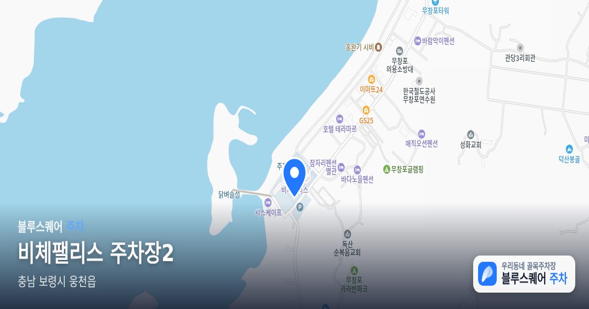 비체팰리스 주차장2 위치 지도