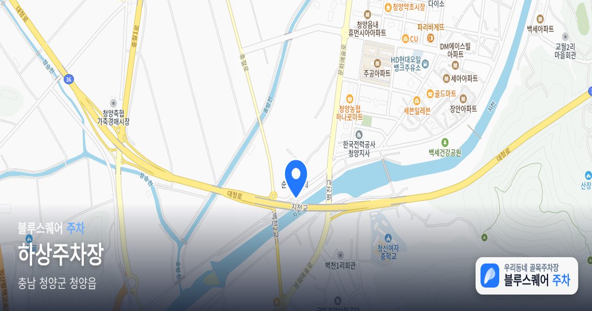 하상주차장 위치 지도