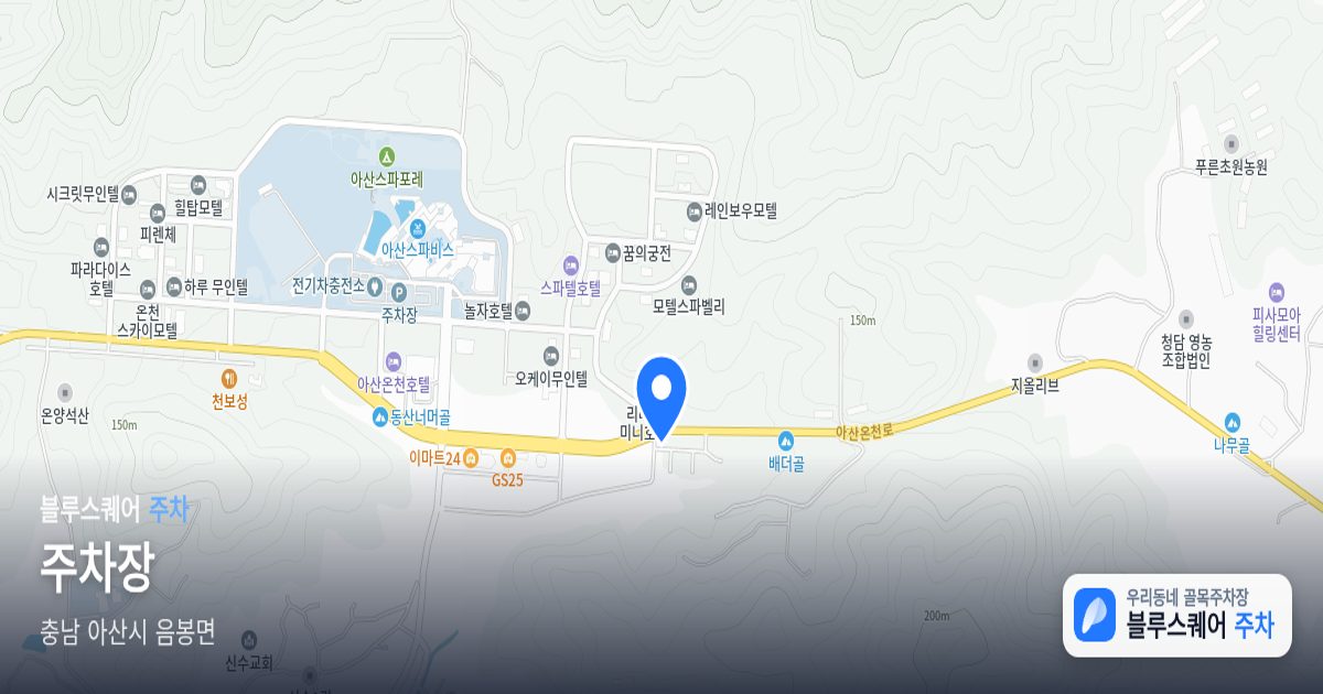주차장 위치 지도