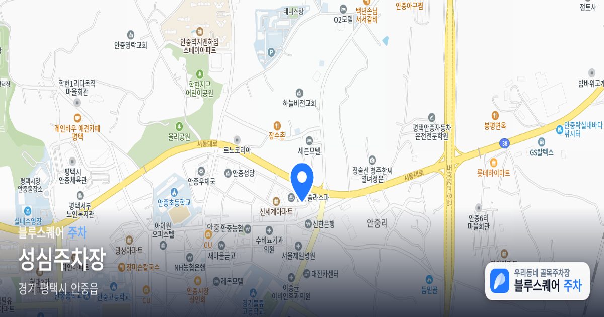 성심주차장 위치 지도