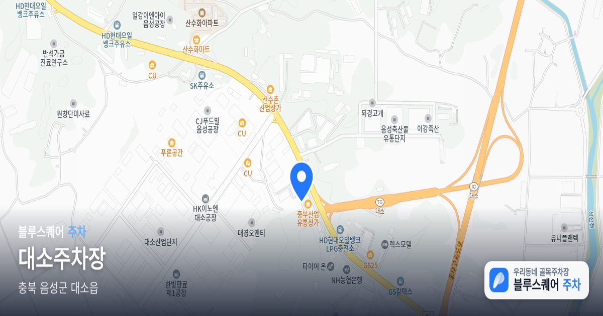 대소주차장 위치 지도