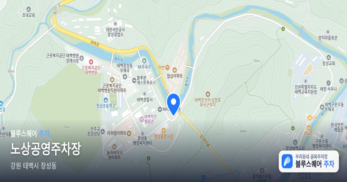 노상공영주차장 위치 지도